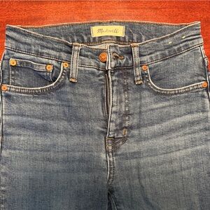 Madewell Mid-Rise Kick Out Blue Women Jeans